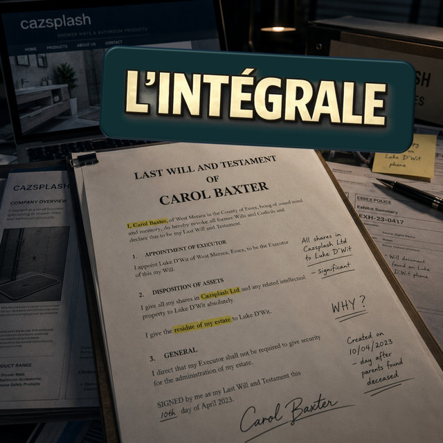 Vignette de 44• Post-scriptum | Le testament mortel du couple Baxter ✉️ 🇦🇺 ☠️