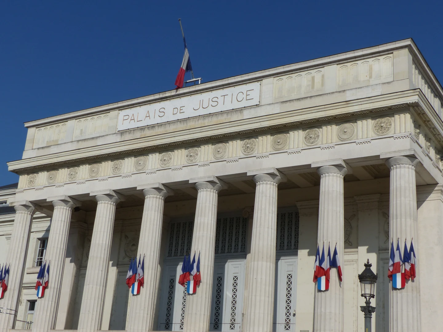 Palais de justice de Tours, photographié le 21 octobre 2018.
